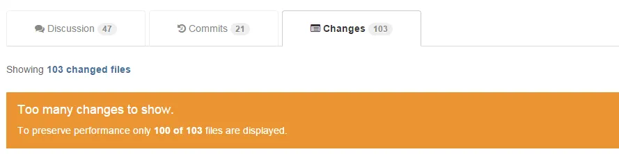 Gitlab was not impressed...